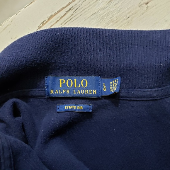Polo Ralph Lauren Mens 1/4 Zip Pullover Shirt L - Picture 6 of 6